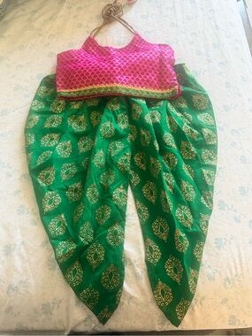 Wish Kids Matching Set Pink Top with Green Pants